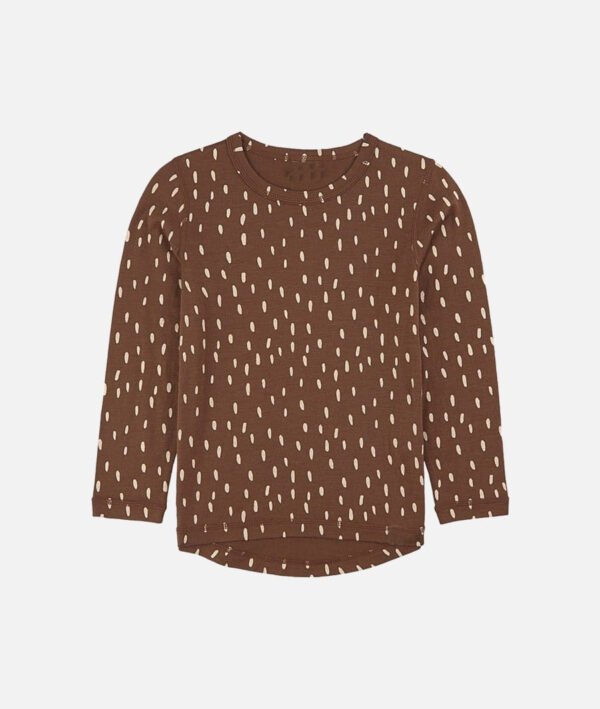 Dotted baselayer top brown